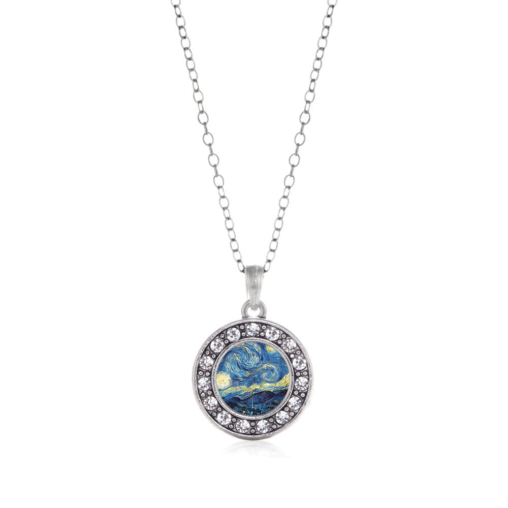 Starry Night Circle Charm