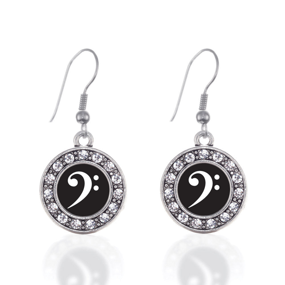 Bass Clef Circle Charm