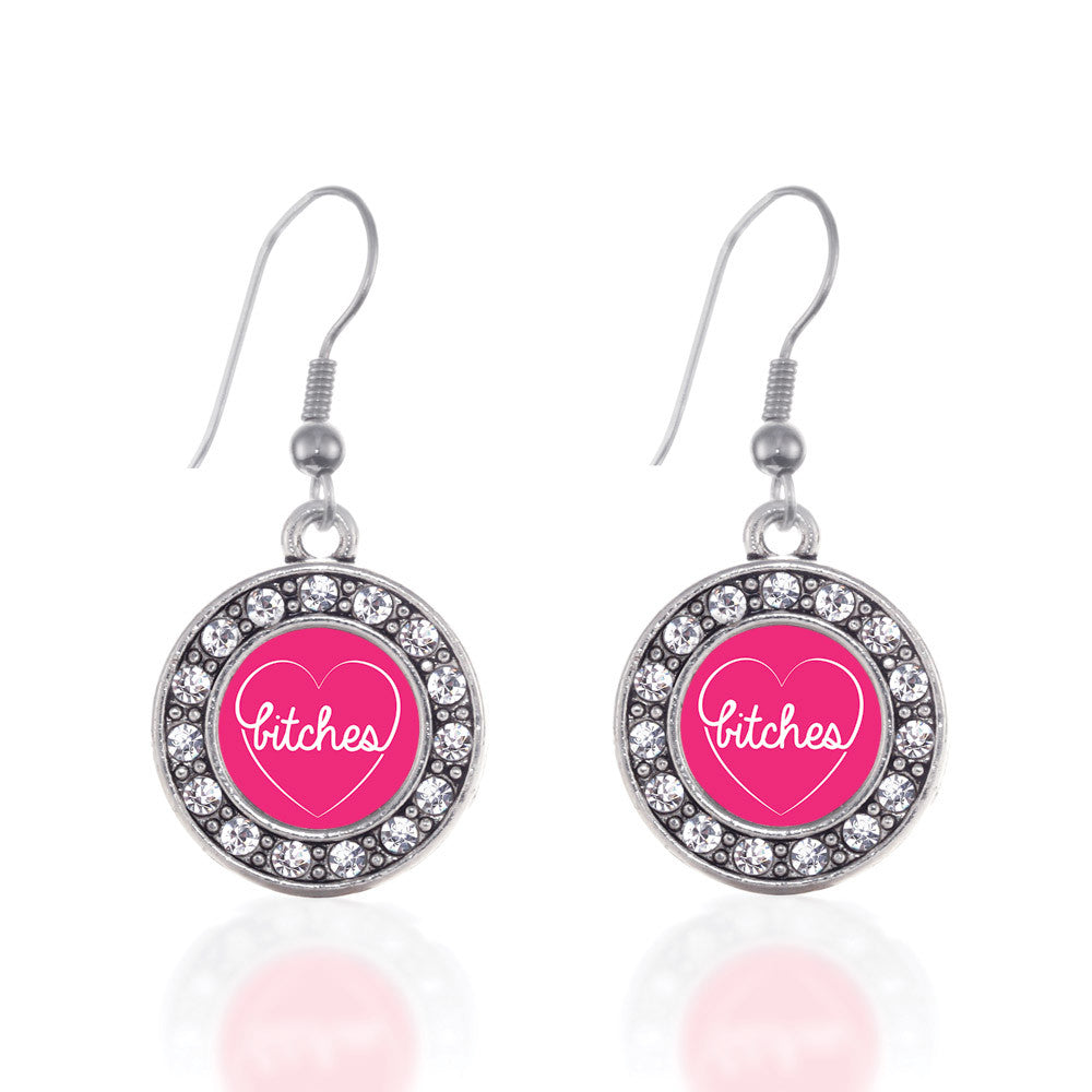 Best BITCHES  Circle Charm