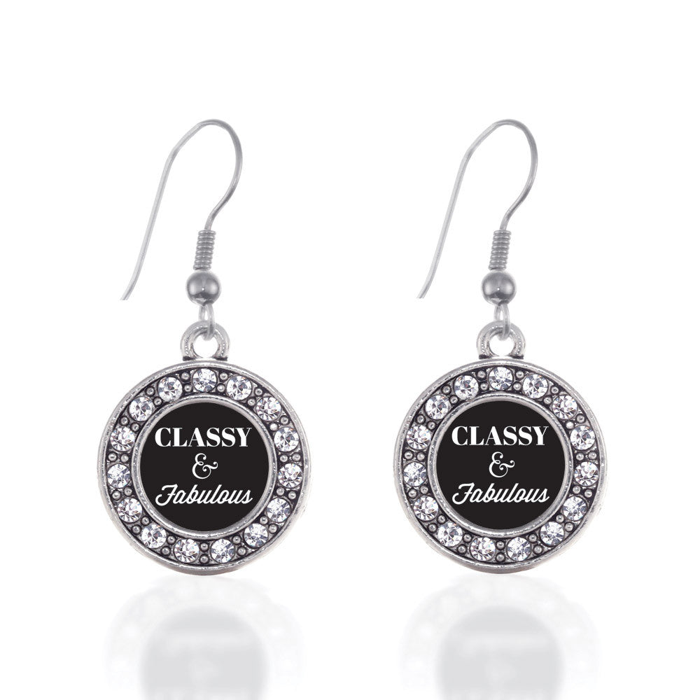 Classy And Fabulous  Circle Charm