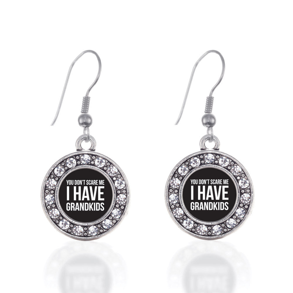 You Don't Scare Me I Have Grandkids Circle Charm