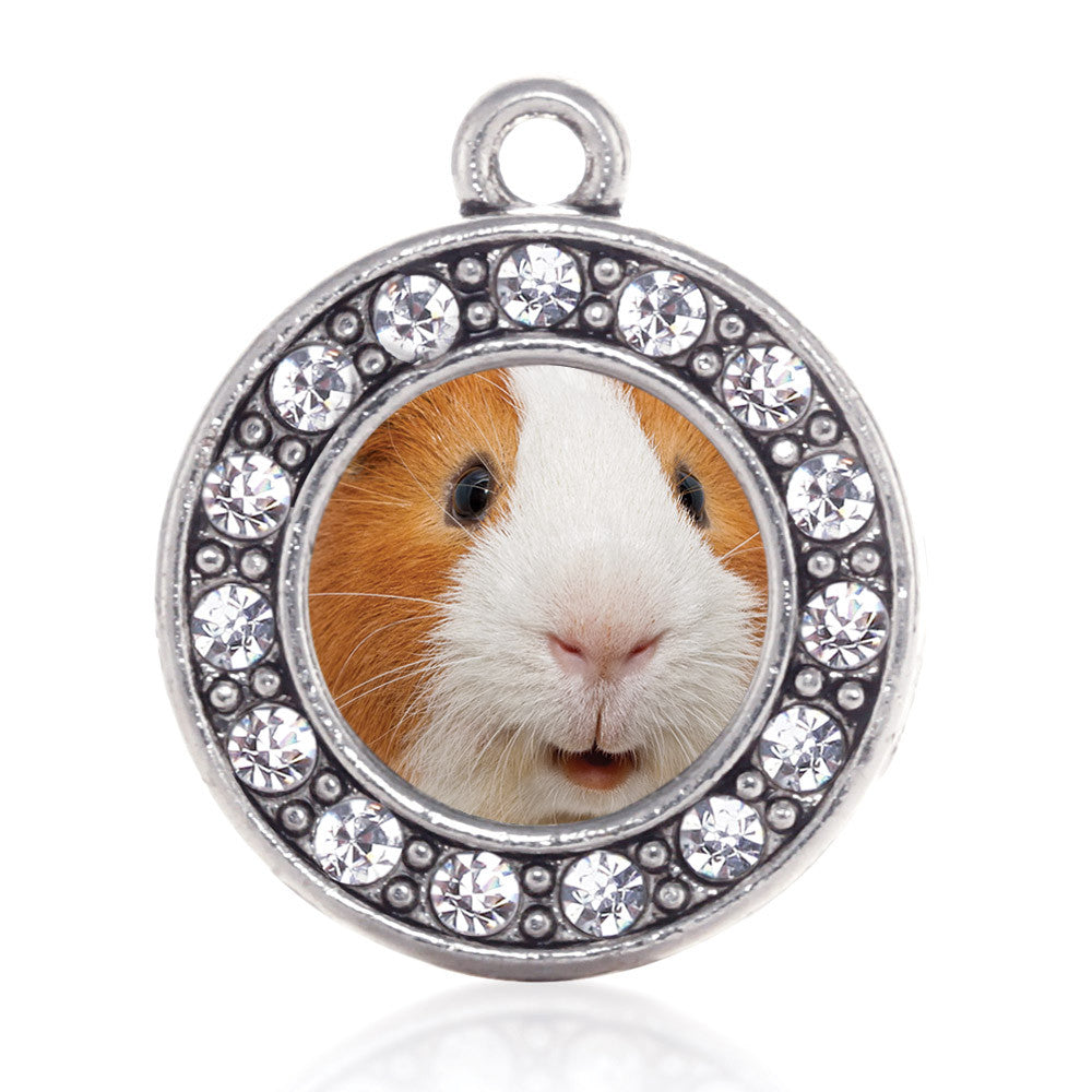I Love Guinea Pigs Circle Charm