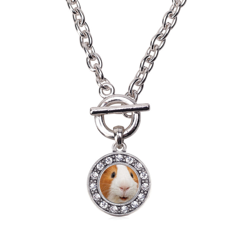 I Love Guinea Pigs Circle Charm