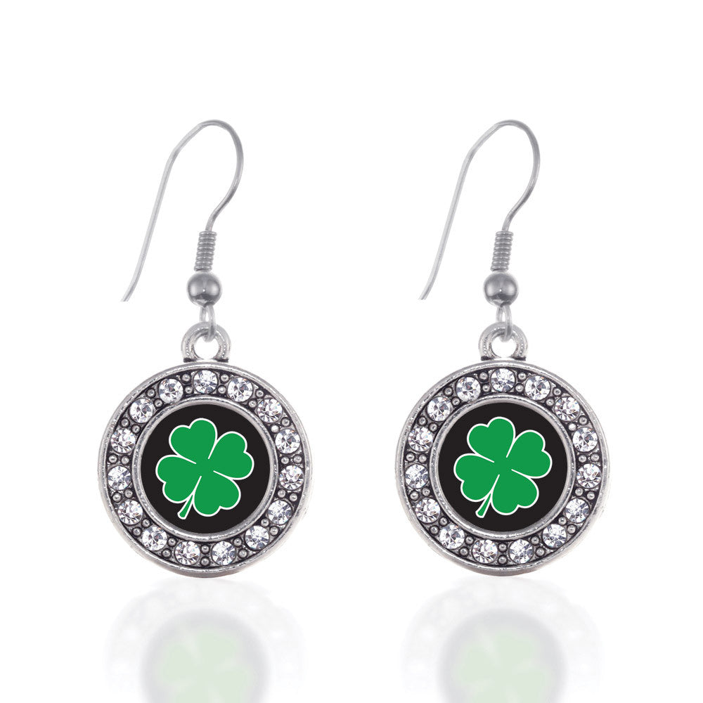 Four Leaf Clover Circle Charm