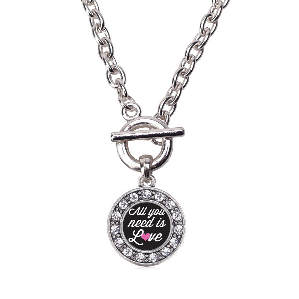 All You Need Is Love Circle Charm