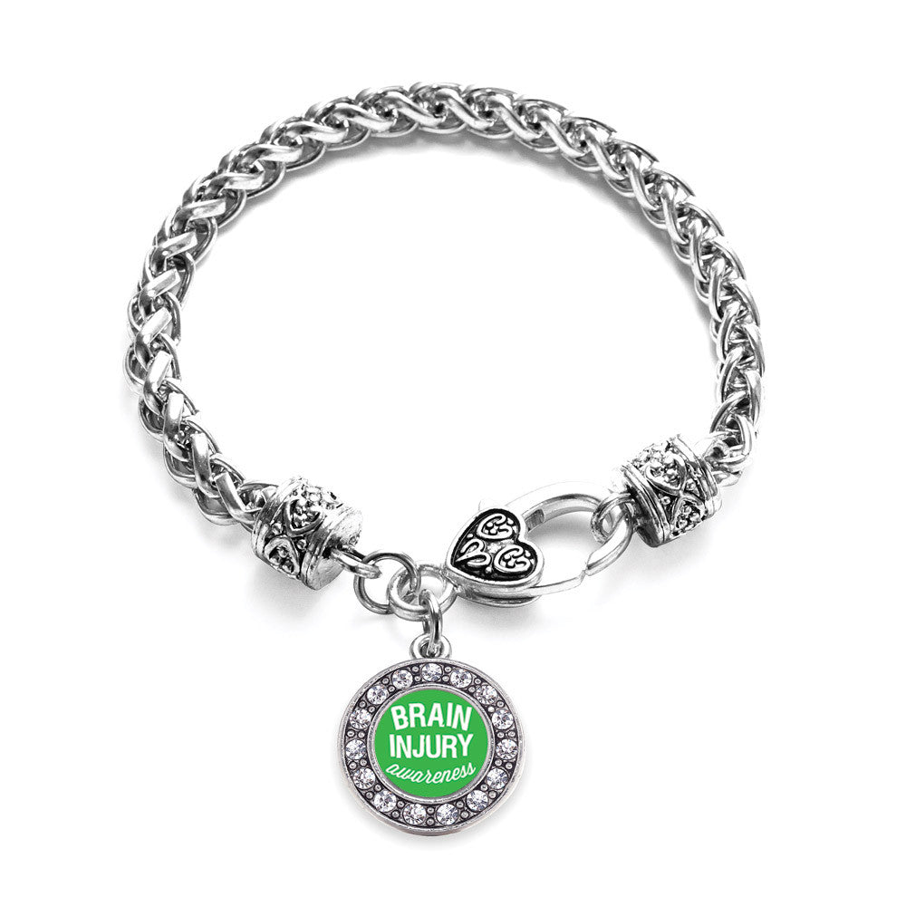 Brain Injury Awareness  Circle Charm