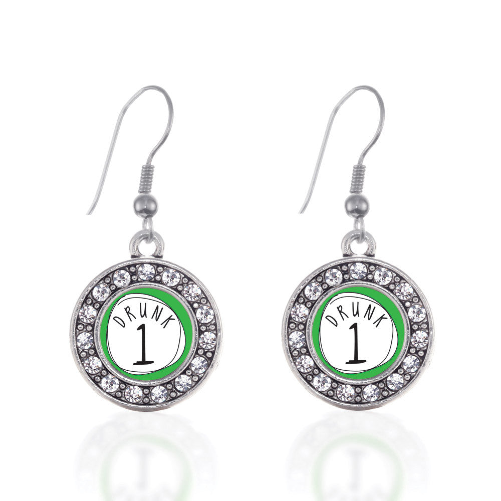 Drunk One  Circle Charm