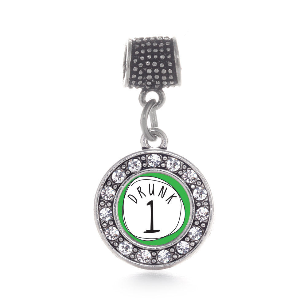 Drunk One  Circle Charm