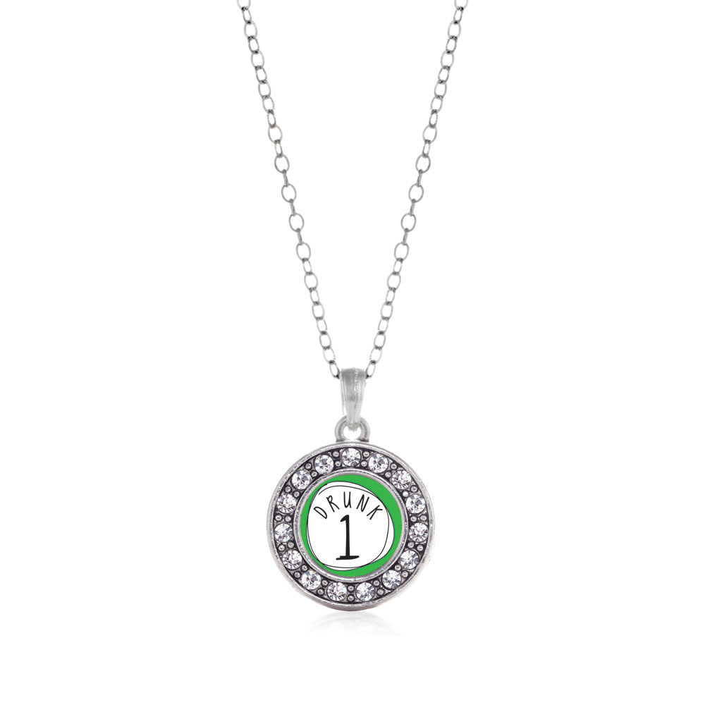 Drunk One  Circle Charm