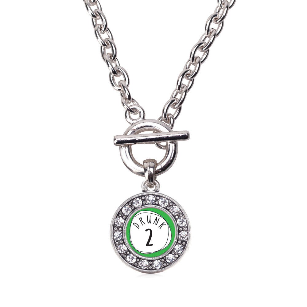 Drunk Two Circle Charm
