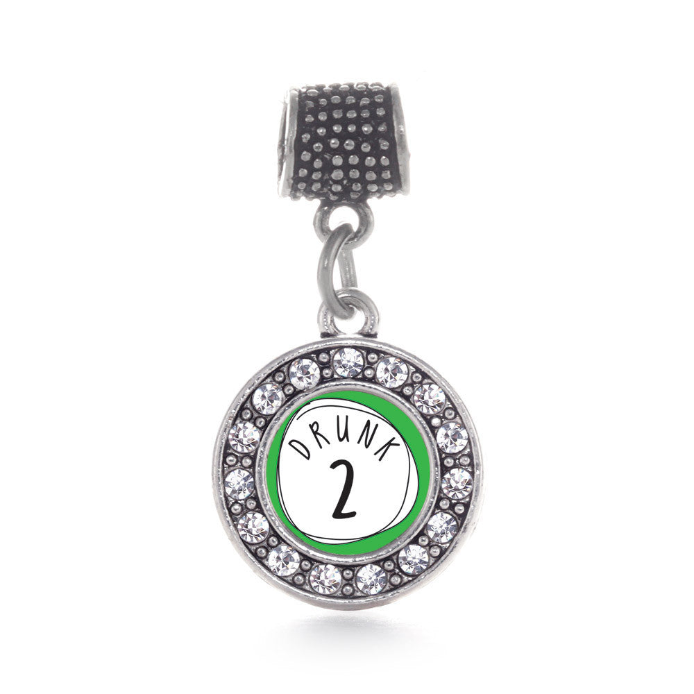 Drunk Two Circle Charm