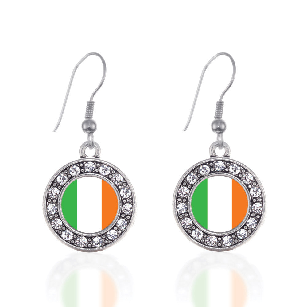 Ireland Flag Circle Charm