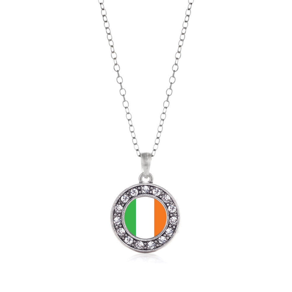 Ireland Flag Circle Charm