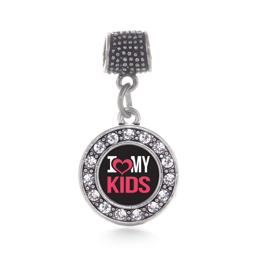 I Love My Kids Circle Charm