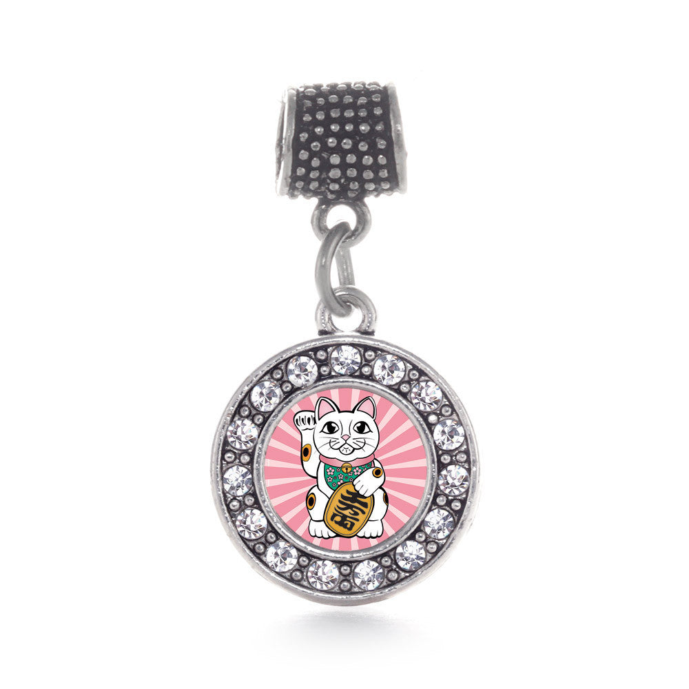 Maneki Neko Circle Charm