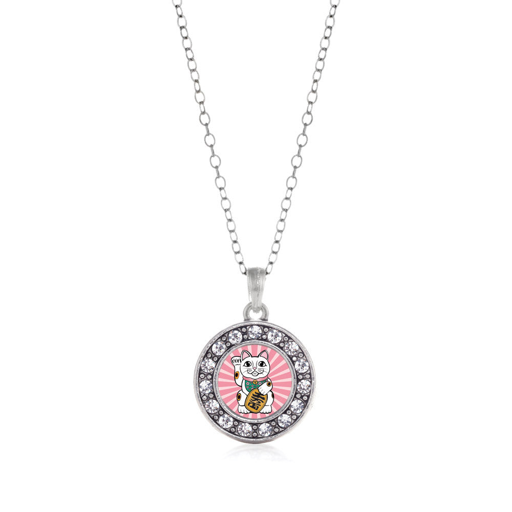 Maneki Neko Circle Charm