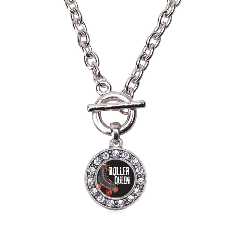 Roller Queen  Circle Charm