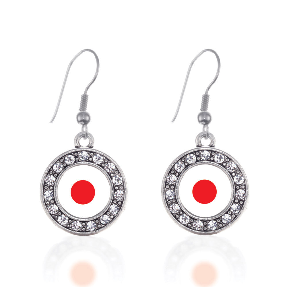 Japan Flag  Circle Charm