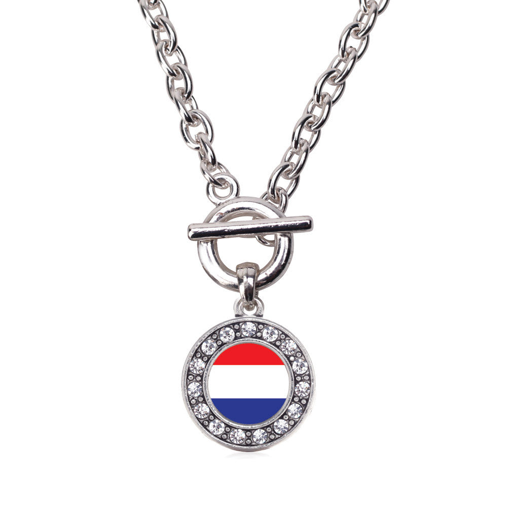 Netherlands Flag Circle Charm