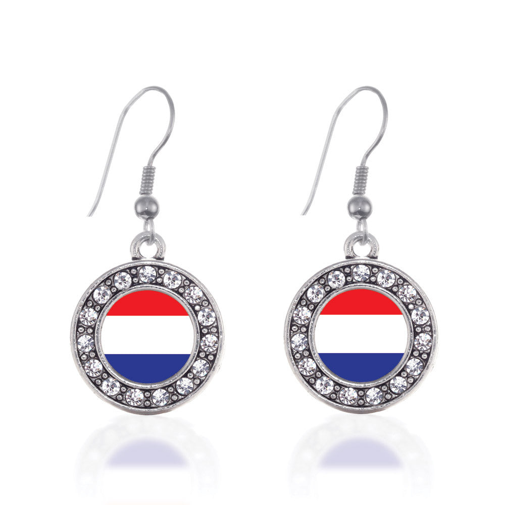 Netherlands Flag Circle Charm