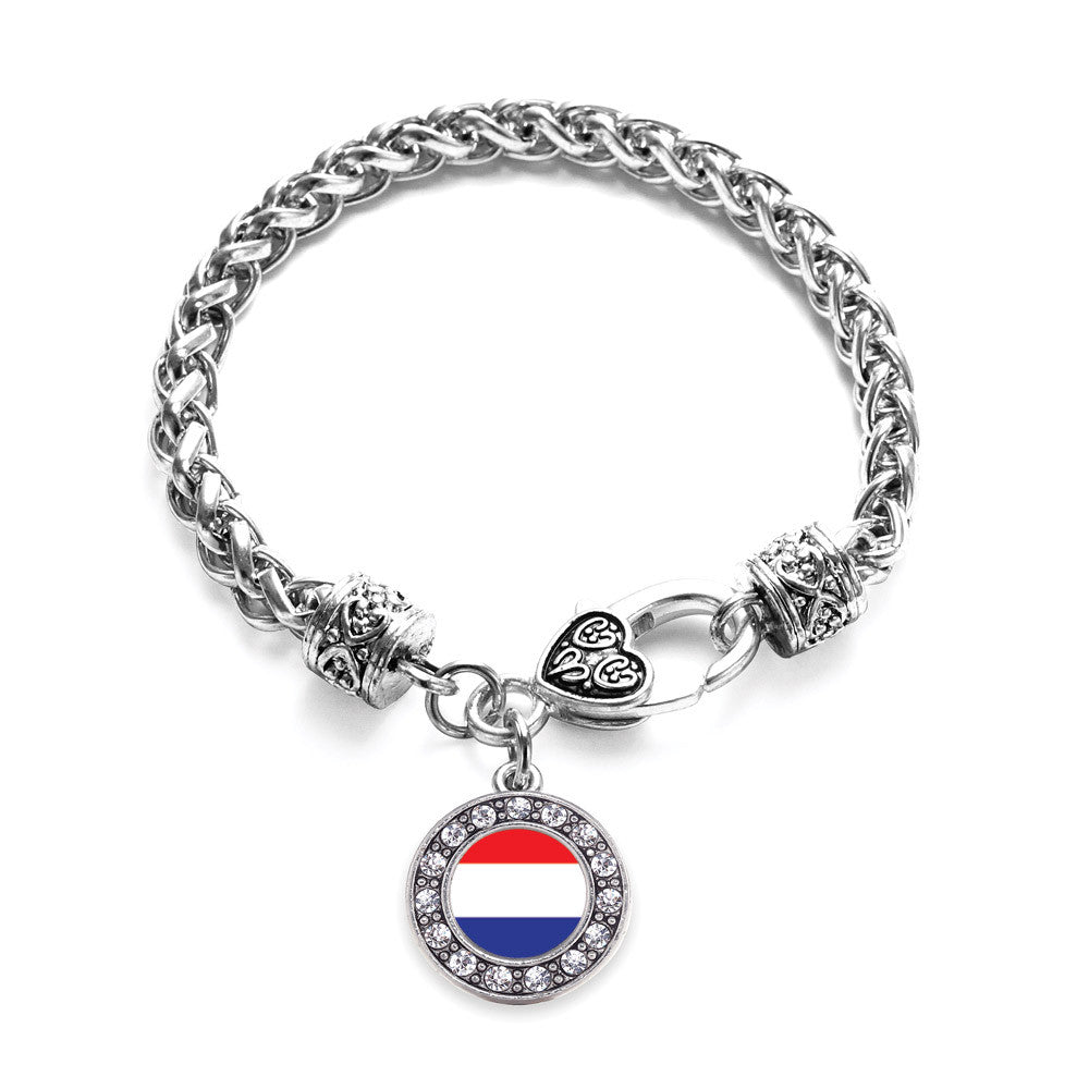 Netherlands Flag Circle Charm