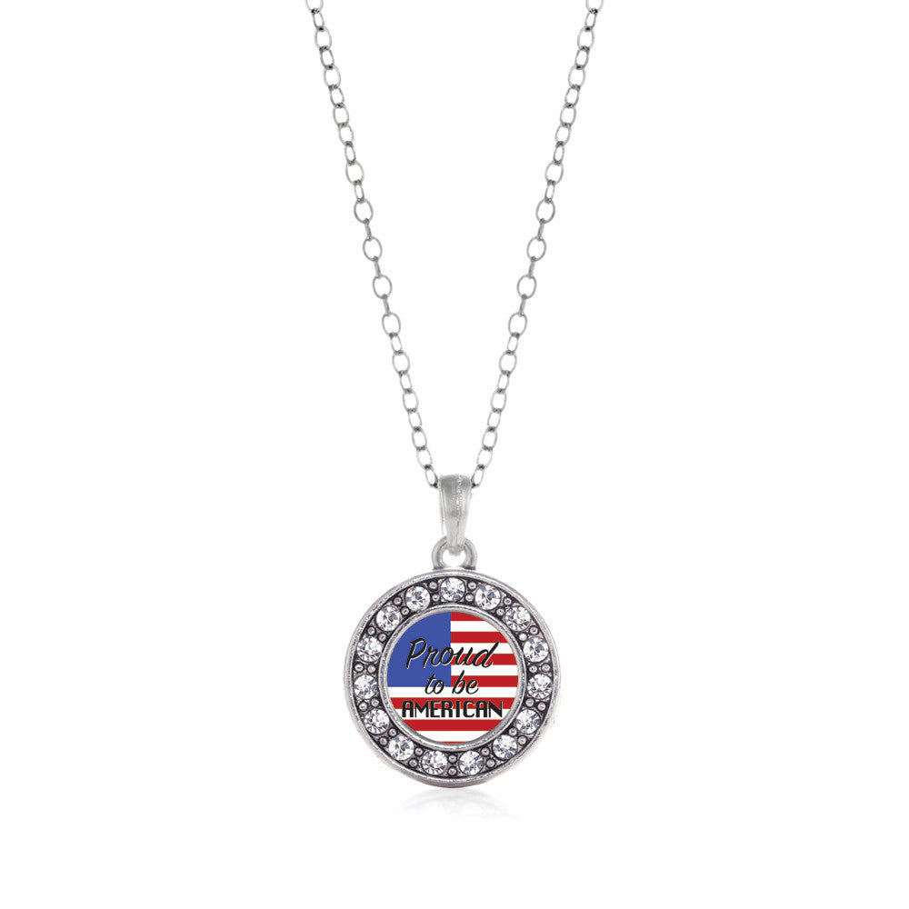 Proud to be American Circle Charm