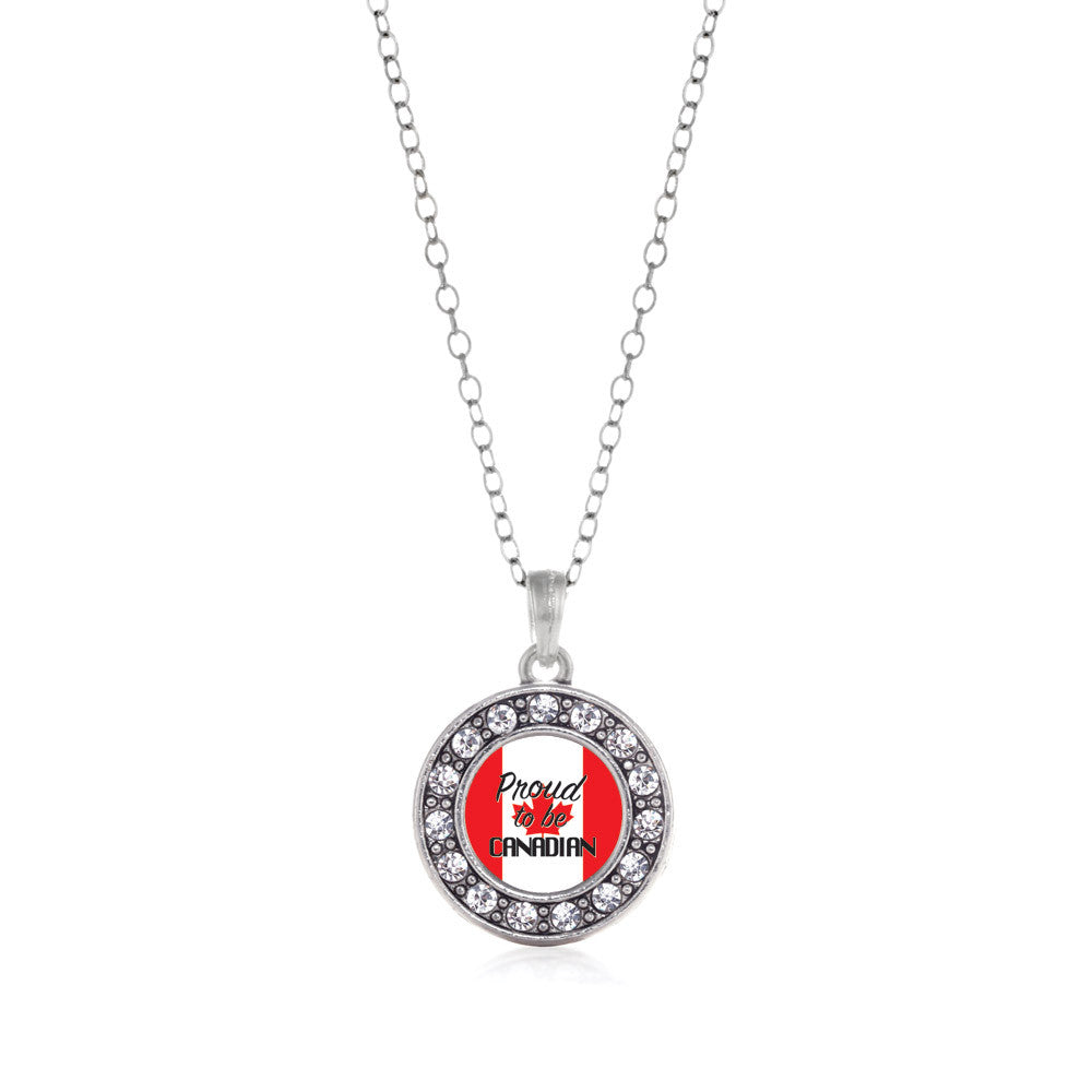Proud to be Canadian  Circle Charm