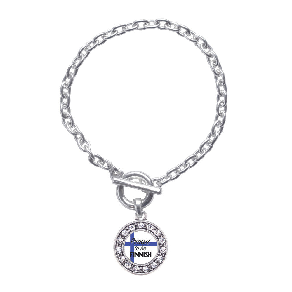 Proud to be Finnish Circle Charm