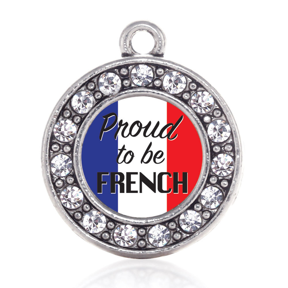 Proud to be French Circle Charm