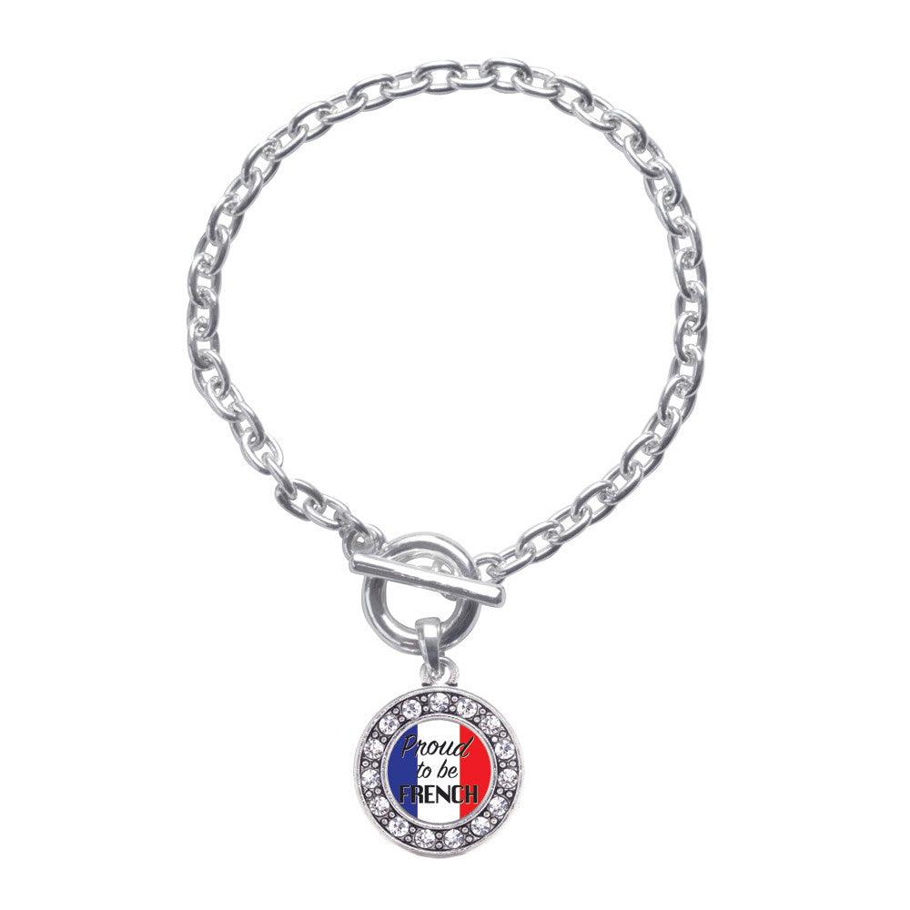 Proud to be French Circle Charm