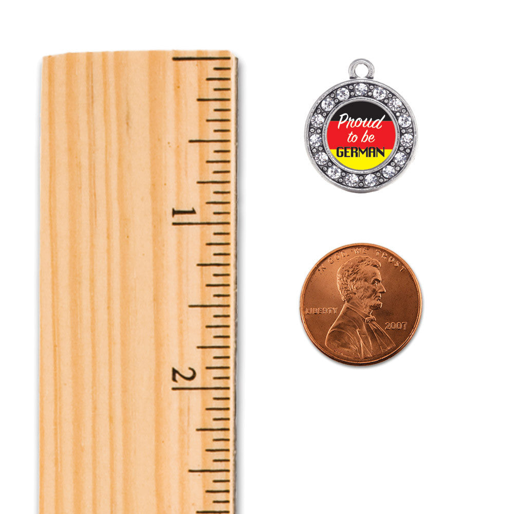 Proud to be German Circle Charm