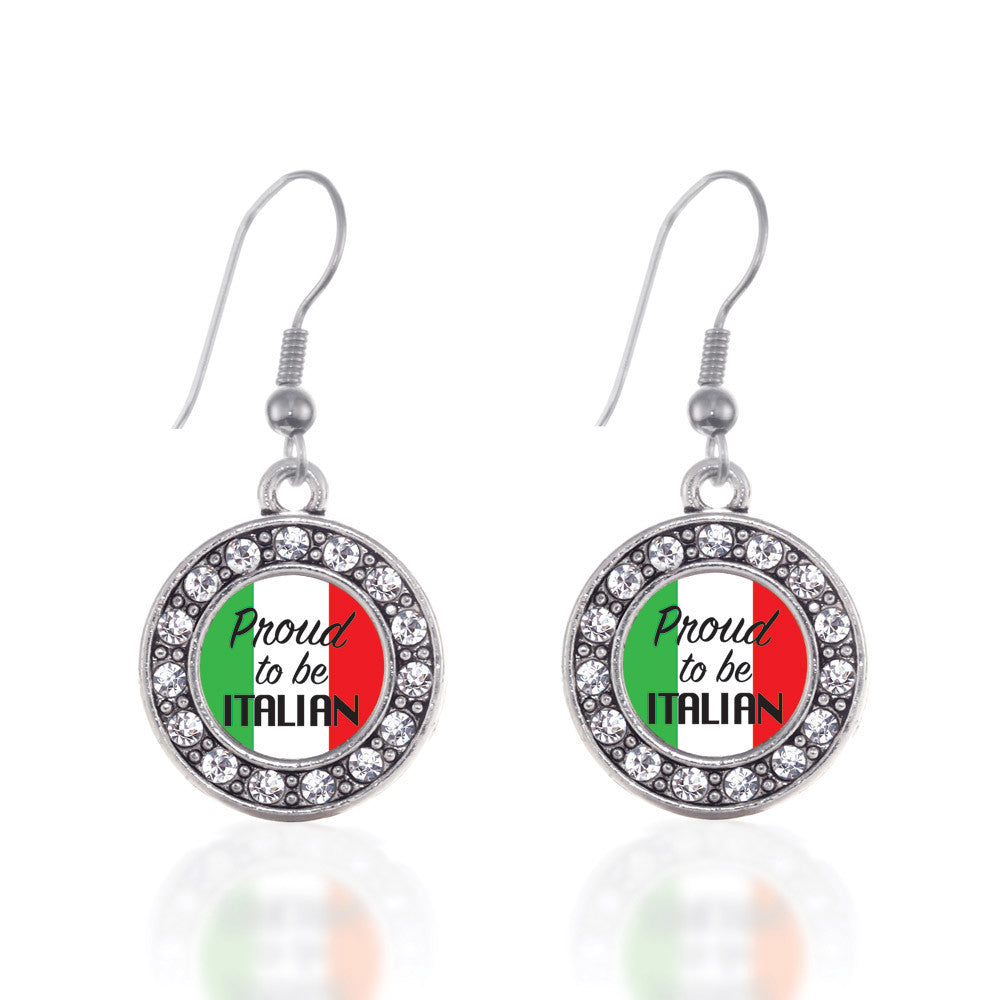 Proud to be Italian Circle Charm
