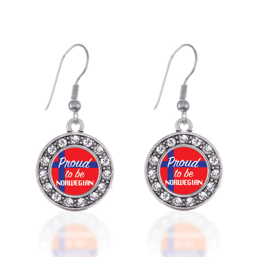 Proud to be Norwegian Circle Charm