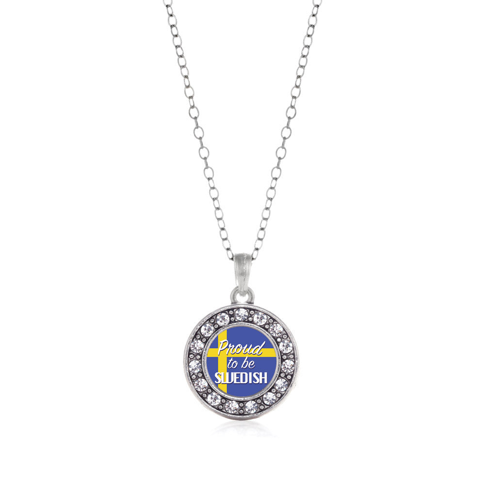 Proud to be Swedish Circle Charm