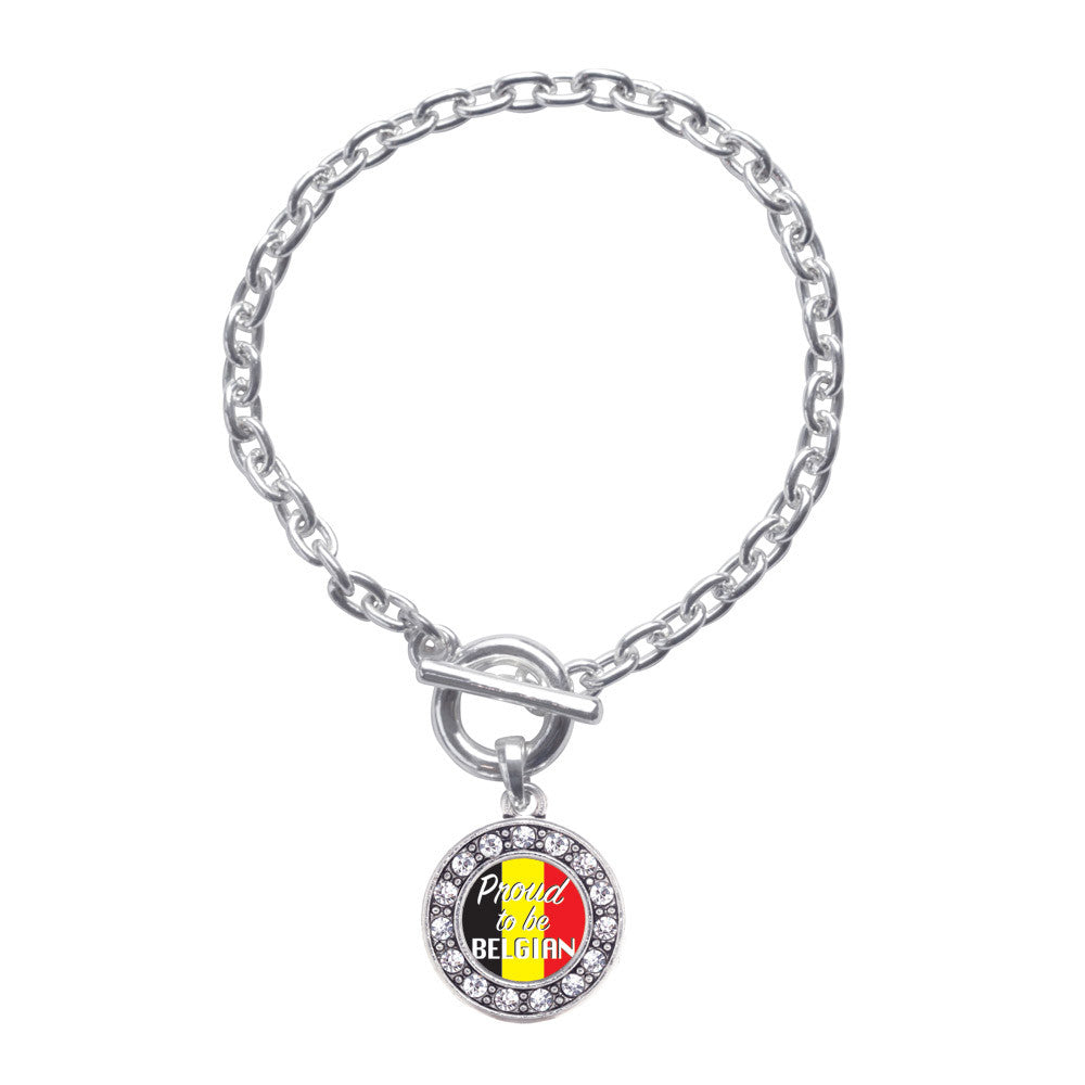 Proud to be Belgian Circle Charm
