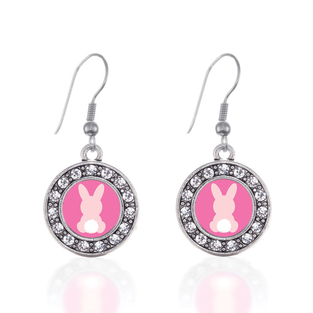 Bunny Tail  Circle Charm