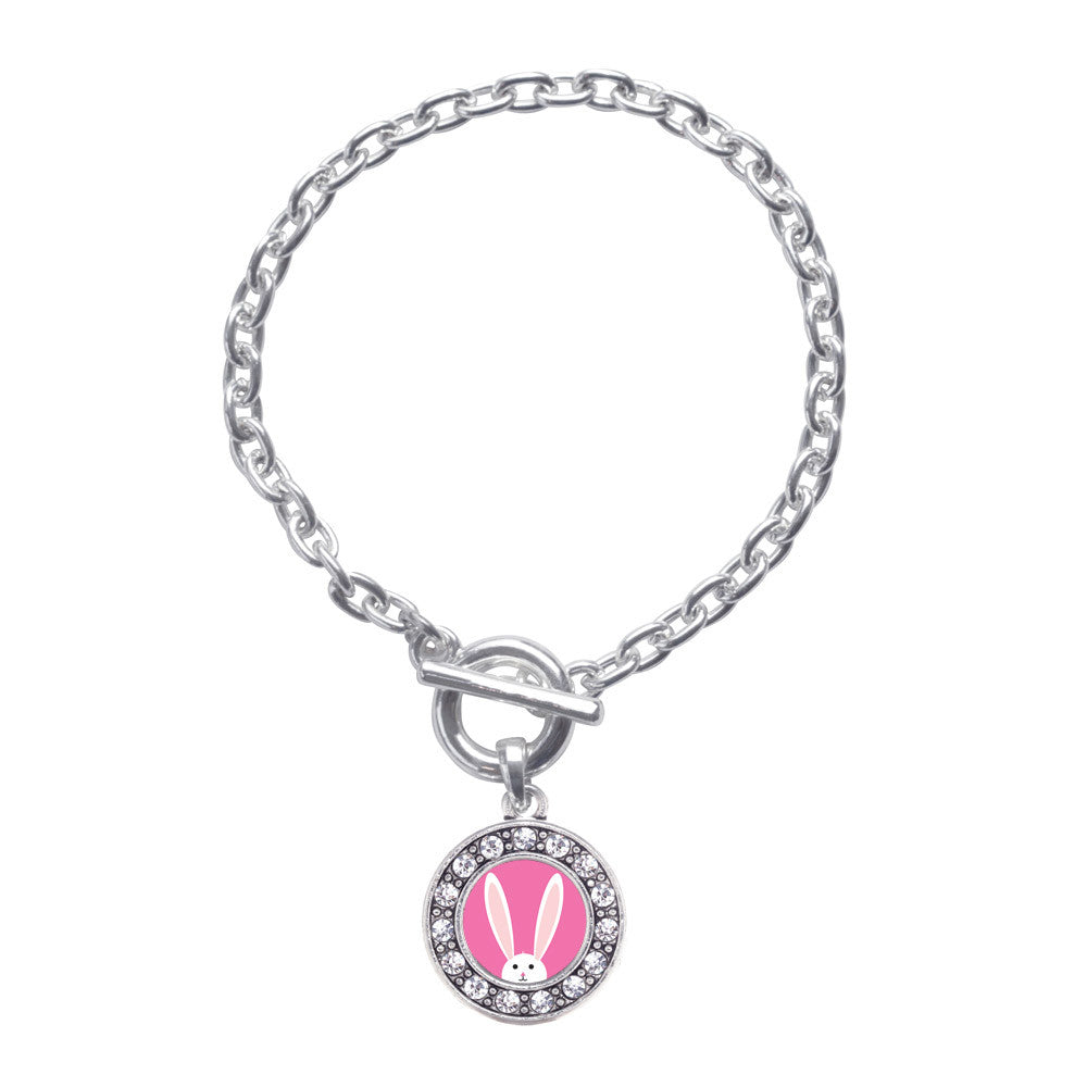Bunny  Circle Charm