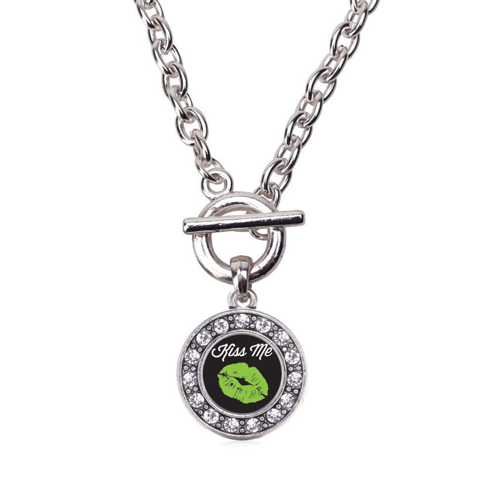 Kiss Me I'm Irish Circle Charm