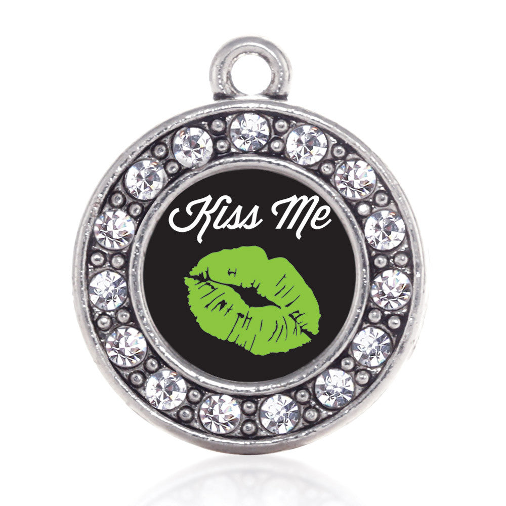 Kiss Me I'm Irish Circle Charm