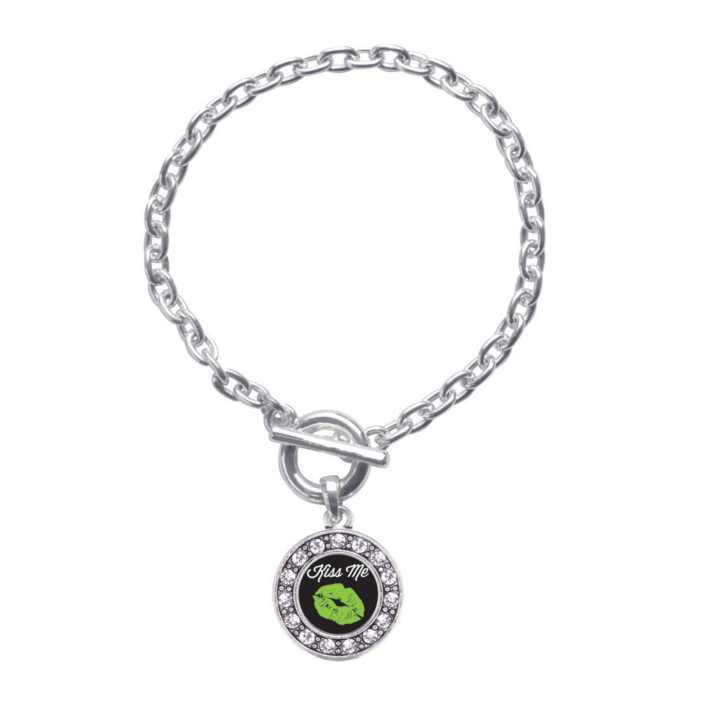 Kiss Me I'm Irish Circle Charm