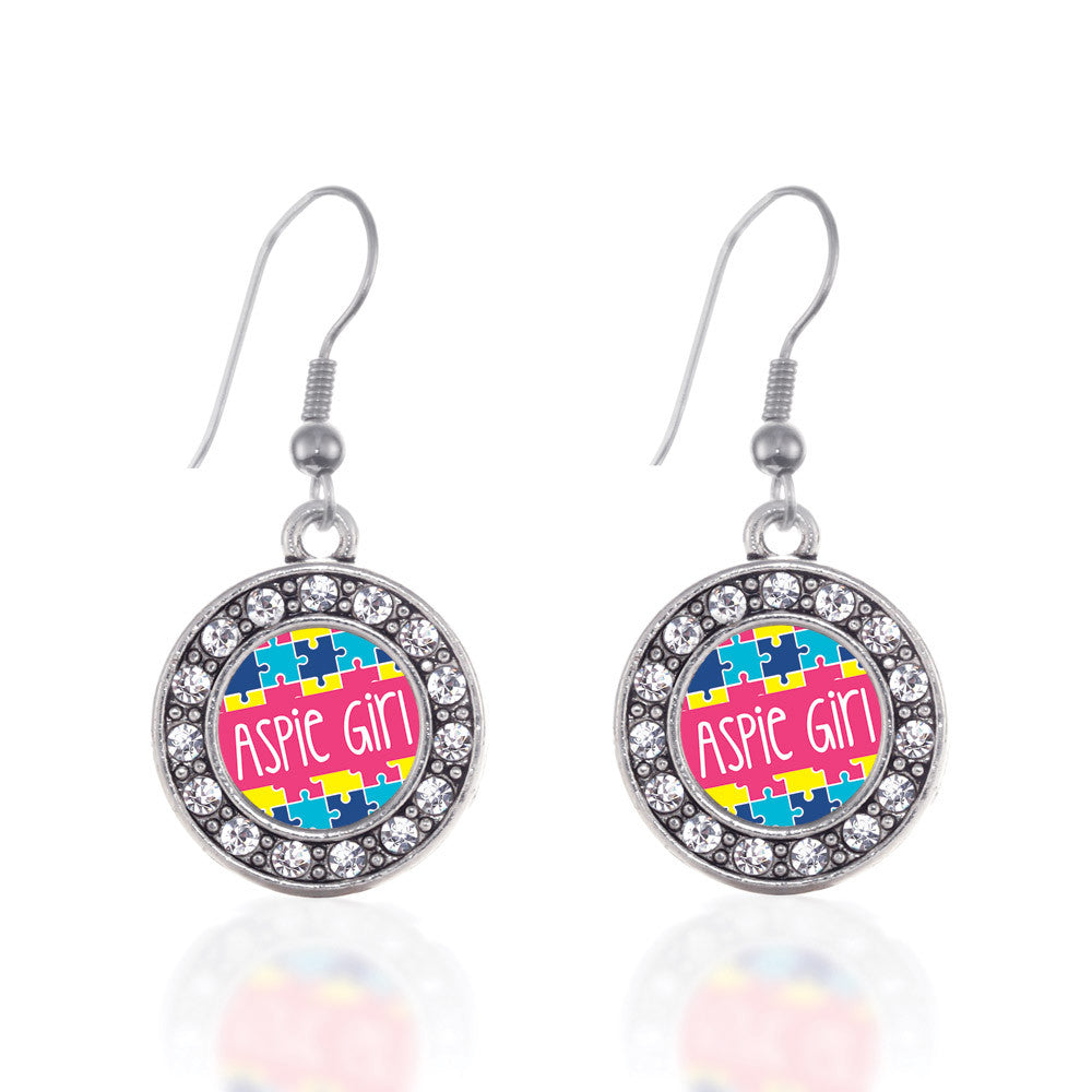 Aspie Girl Circle Charm