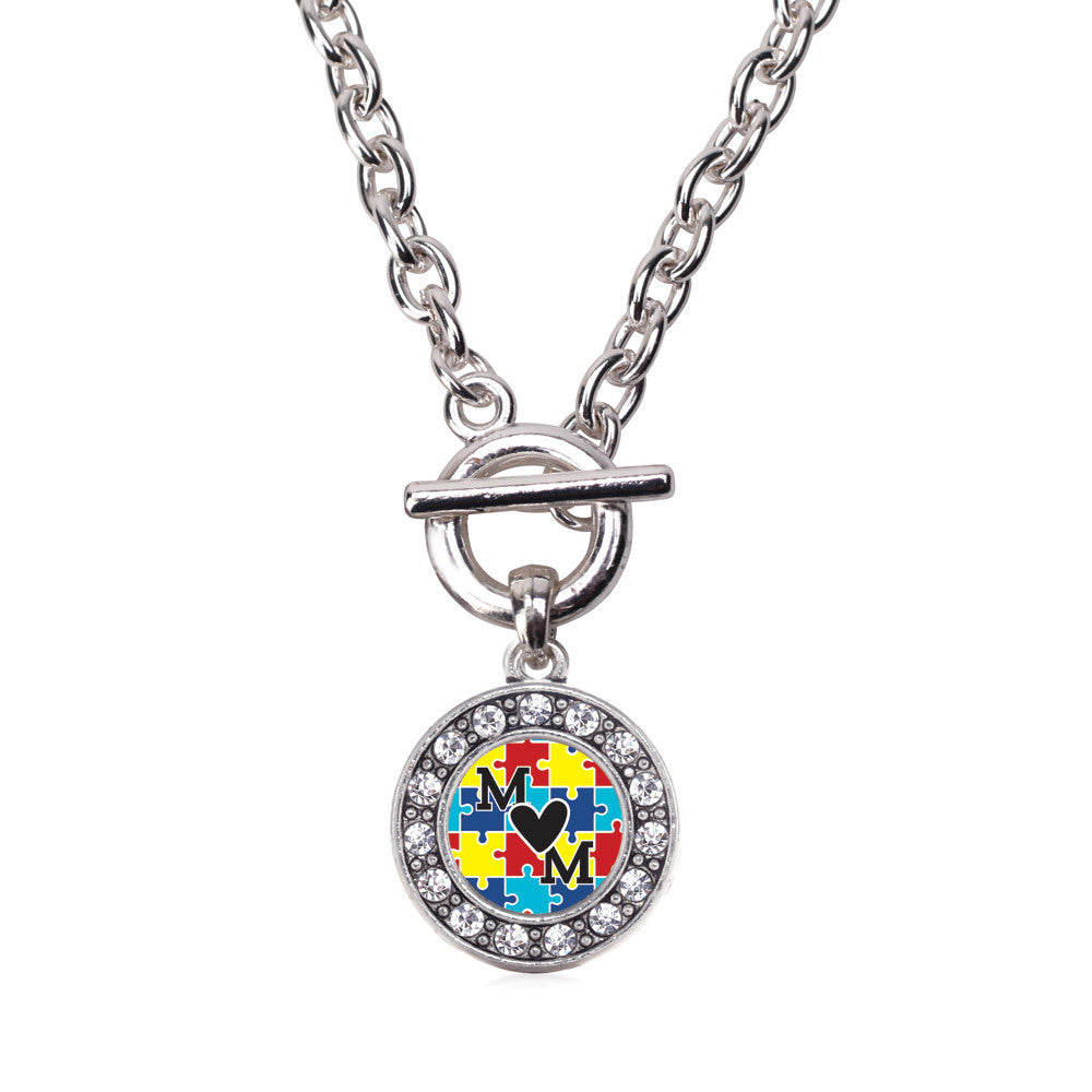 Autism Mom Circle Charm