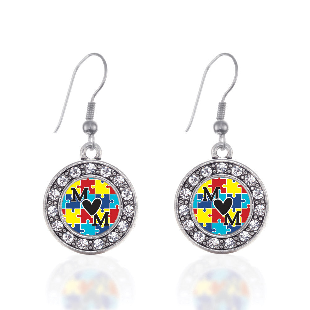 Autism Mom Circle Charm