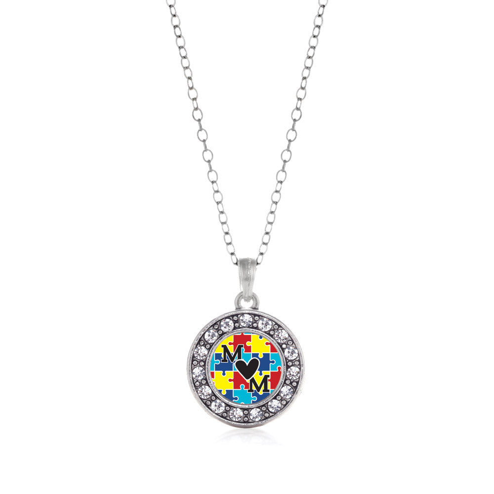 Autism Mom Circle Charm