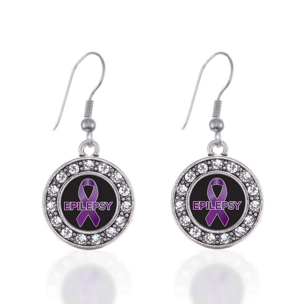 Epilepsy Awareness Circle Charm