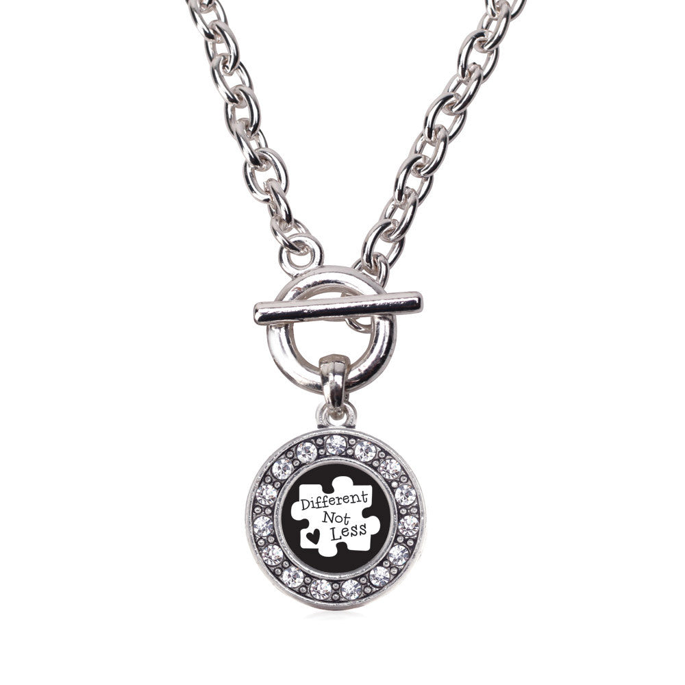 Different Not Less Circle Charm