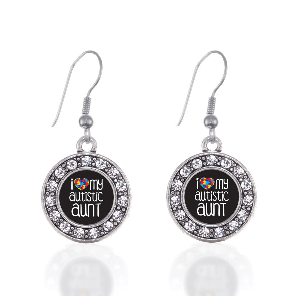 I Love My Autistic Aunt Circle Charm
