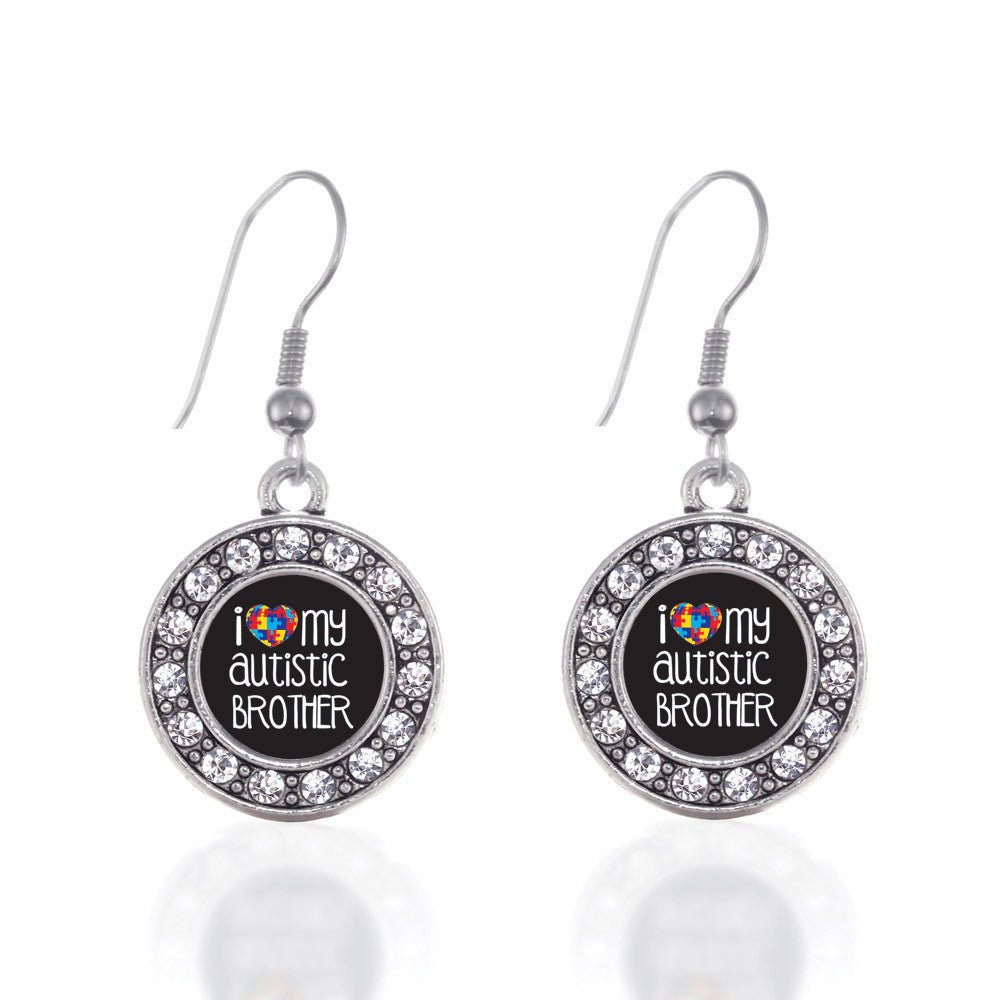I Love My Autistic Brother Circle Charm