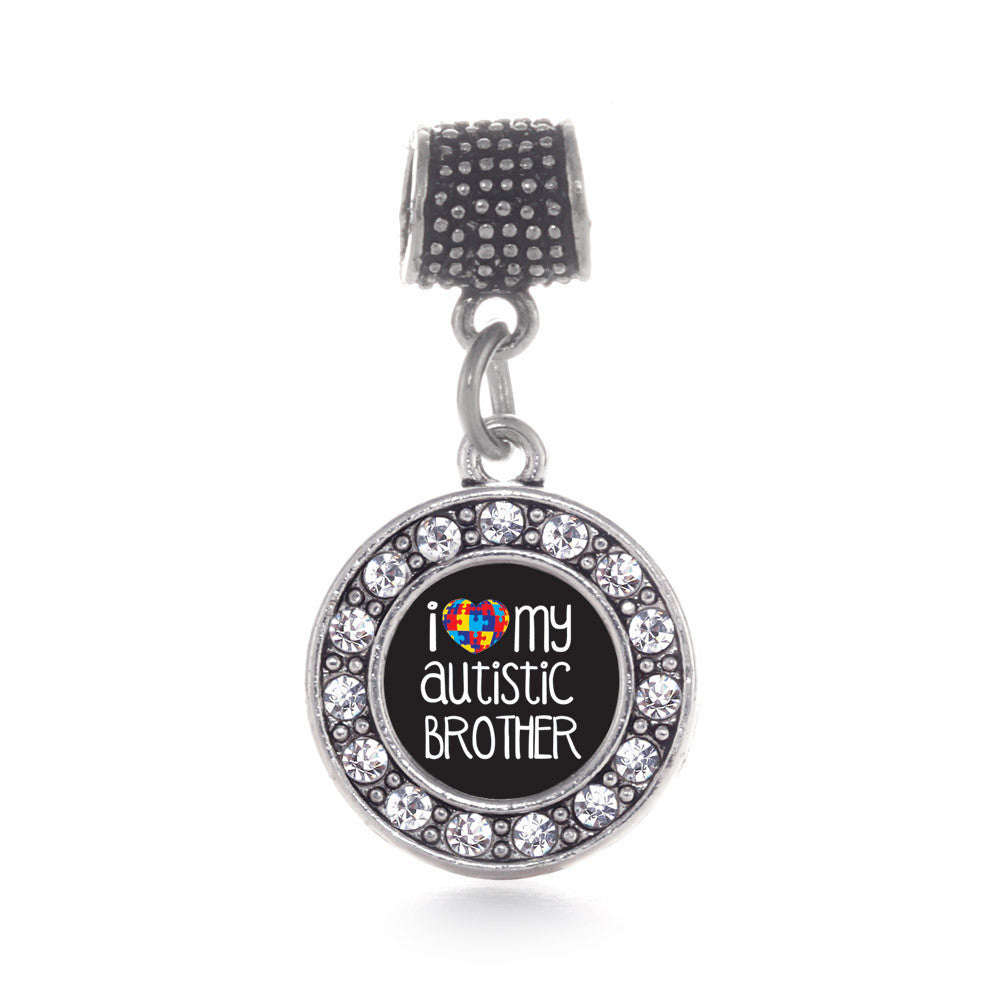 I Love My Autistic Brother Circle Charm