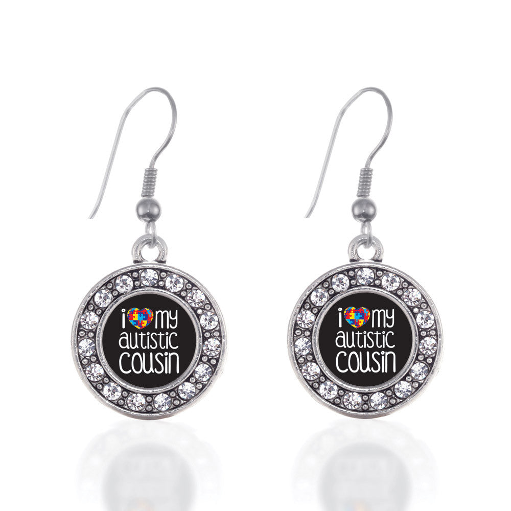 I Love My Autistic Cousin Circle Charm
